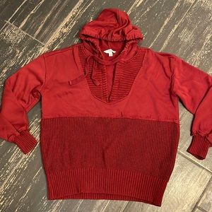 Deep V Hoodie